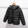 thumbnail image 2 of QIPOPIQ Girls and Toddlers' Lightweight Water-Resistant Packable Hooded Puffer Jacket Clearance, 2 of 4