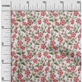thumbnail image 2 of oneOone Silk Tabby Red Fabric Floral Craft Projects Decor Fabric Printed By The Yard 42 Inch Wide, 2 of 4