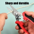 thumbnail image 4 of Dvkptbk Stainless Steel Electrical Scissors Stainless Steel Multi Functional Shear Strong Iron Shears Garden Shears Horticultural Fruit Branch Shears Slip Proof and Labor Saving Household Tools, 4 of 6