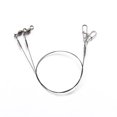 thumbnail image 4 of 2 Pcs Lignes de Pêche Haute Résistance Résistance à l'Usure Forte Tension avec Anneau à Broche Anti-Morsure Titane Acier Inoxydable Lignes de Pêche en Mer Fournitures de Pêche, 4 of 7