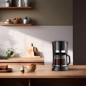 Danhjin Plastic Coffee Maker Drip Coffee Maker Home Automatic Integrated Small Coffee Maker Office Mocha Coffee Pot Coffee Cups
