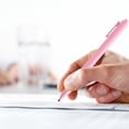 thumbnail image 4 of Blue Macaron Candy Color Rollerball Pen Business Writing Student Stationery 5Ml Plastic Material Blue #02767, 4 of 4