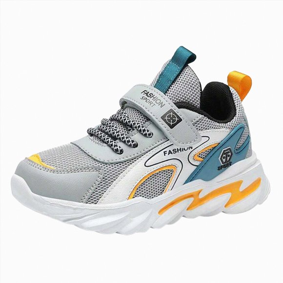 Ymyiu Chaussures de Marche Garçon Chaussures Bébé pour Garçons Filles Antidérapantes Basses Chaussures de Marche pour Nourrisson Respirantes Confort Chaussures de Marche pour Tout-Petit Espadrilles pour Nouveau-Né Taille 11.5 (Gris, Petits Enfants 11.5)