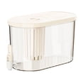 thumbnail image 2 of Large Capacity Refrigerator Water Dispenser | 4.5L Cold Beverage Pitcher | BPA-Free Plastic | Faucet Spout | Wide-Mouth Design | For Fruit Infusions, Iced Tea, Lemonade | Summer Party, 2 of 8