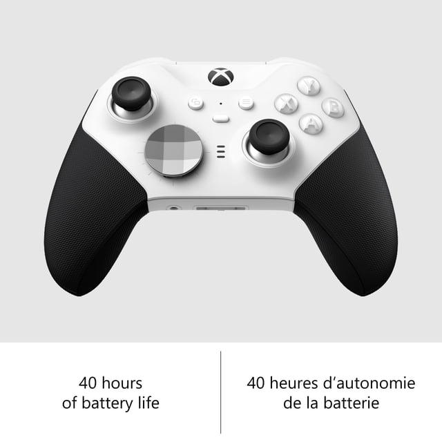 Refurbished Microsoft 49BFB6ILJAKL Xbox Elite Series 2 Core Wireless Controller for Xbox Series X|S / Xbox One - White
