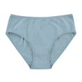 thumbnail image 1 of B91xZ Culotte Sans Couture pour Femmes, String Respirant Sans Couture, Bleu L, 1 of 5