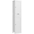 thumbnail image 1 of HOMCOM Tall Bathroom Storage Cabinet with Doors, Drawer, Adjustable Shelf, 1 of 10