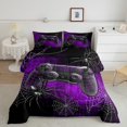 thumbnail image 2 of Erosebridal Boys Gamepad Bedding Twin Comforter Set,Video Game Down Comforter,Spider Web Decor,Reversible,2-Piece, 2 of 8