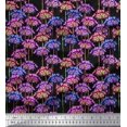 thumbnail image 1 of Soimoi Moss Georgette Fabric Periwinkle Floral Print Sewing Fabric Yard 42 Inch Wide, 1 of 3