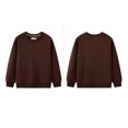 thumbnail image 4 of QUDDERR Chandails en Molleton pour Enfants Garçons Filles Couleurs Unies Col Rond Chandail Unisexe Manches Longues Printemps Automne Taille 2-7T, 4 of 8