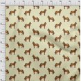 thumbnail image 3 of oneOone Cotton Flex Fabric Horse Block Printed Craft Fabric BTY 40 Inch Wide, 3 of 4