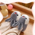 thumbnail image 4 of LSLJS Toddler Boys Girls Cute Slippers Children's Winter Rabbit Boys/Girls' Warm Non Slip Home Plush Slippers, 4 of 4