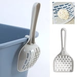 Cat Litter avec support Shovel Deep Design Ergonomic Handle Construction durable pour Hassle- Litter