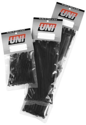 Uni Cable Ties - 4in. - Gloss Black 4 in