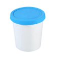 thumbnail image 2 of Tnarru Ice Cream Pint Cup Dessert Container Multifunction Leakproof Clear Freezer Tub Cream Pints Cup Storage Jar for Desserts Soup L, 2 of 8