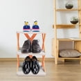 thumbnail image 2 of Vaidha Multi Layer Shoe Rack Household Small Shoe Cabinet Economic Dormitory Door Shoe Rack Installation Folding Shoe Cabinet, 2 of 5