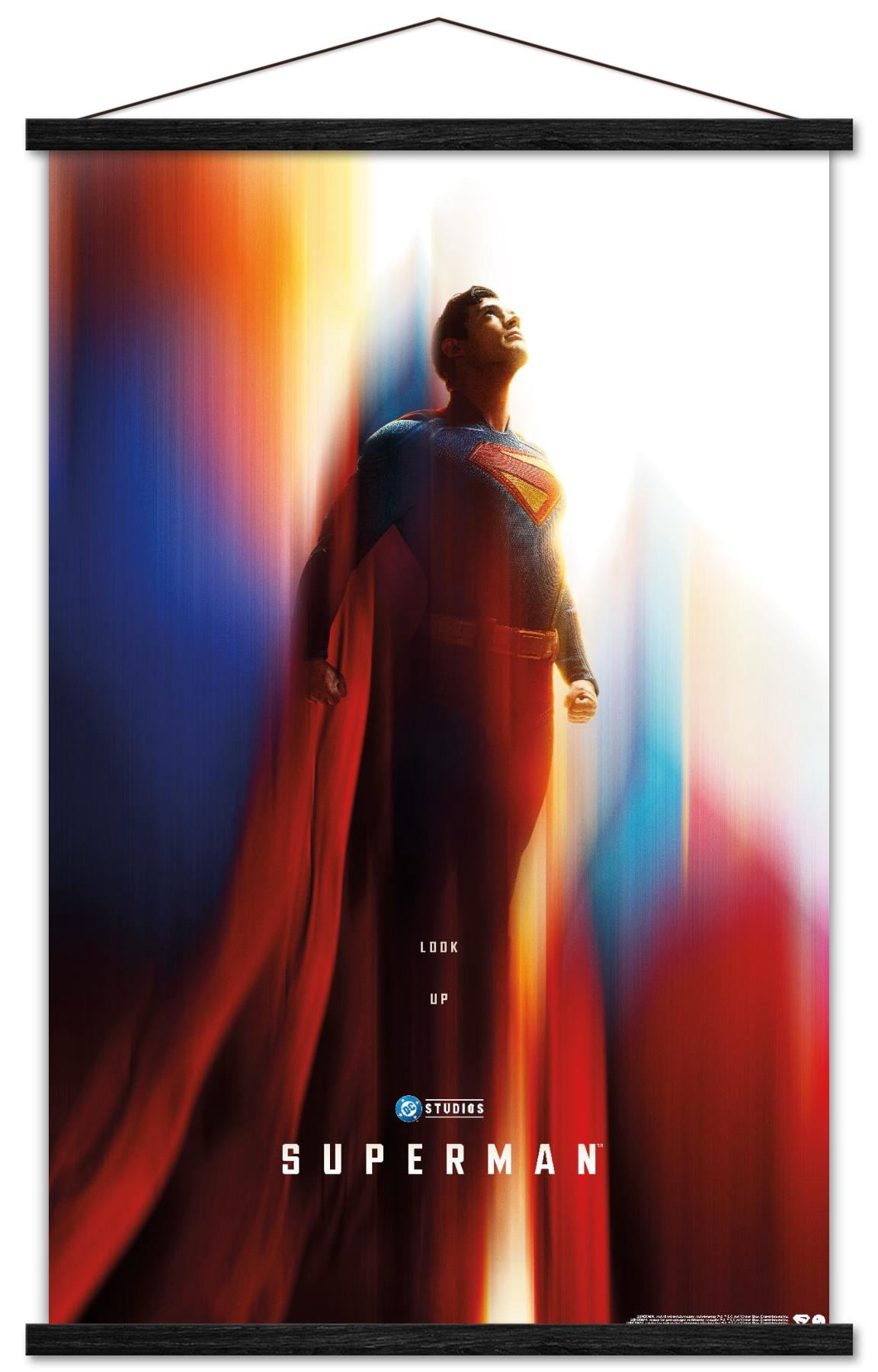 DC Studios Superman (2025) - Superman Teaser One Sheet Wall Poster with Magnetic Frame