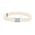 thumbnail image 1 of 1 Ensemble Ceinture Élastique Simple pour Enfants Garçons Boucle Ajustable Taille Extensible Réutilisable Lavable Jeans Accessoires de Vêtements Blanc Crème, 1 of 8
