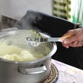 thumbnail image 4 of Mashed Potatoes Masher Stainless Steel Potato Masher for Vegetables and Ground Meats, 4 of 9