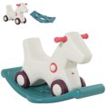 thumbnail image 1 of Qaba Rocking Horse 2 in 1 Ride on Toys and Sliding Car for Kids Baby Rocker Roller Toddler Playset Indoor Outdoor 1-4 Years Old, 1 of 9