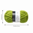 thumbnail image 3 of MS Chunky Chartreuse Polyester Yarn, 3 of 4