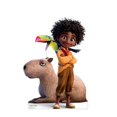 thumbnail image 1 of Advanced Graphics 3720 55 x 38 Po. Antonio Capybara & Toucan Découpe en Carton, Disney - Encanto, 1 of 1