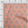 thumbnail image 1 of oneOone Organic Cotton Voile Fabric Floral Block Print Fabric BTY 42 Inch Wide, 1 of 4