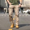 thumbnail image 1 of Men’s Cargo Pants Practical Workwear for Outdoor Activities Product Title Men’s Overalls Pants Pants Outdoor Elastic Loose Soft Pants Spring And Autumn Pants, 1 of 4