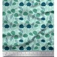 thumbnail image 1 of Soimoi Rayon Fabric Coral & Fish Ocean Printed Fabric 1 Yard 42 Inch Wide, 1 of 3