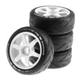 thumbnail image 3 of segolike Pneus de Roue en Caoutchouc 4x de Rechange pour Modèle 1/8 de Buggy Accessoires Bricolage Blanc, 3 of 7