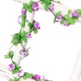 thumbnail image 1 of 2Pcs Artficial Small Rose Rattan Imitation Flower Hanging Vine Fake Plant Decoration for Home Wedding Party, 1 of 7
