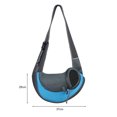 thumbnail image 2 of Pet Dog Sling Carrier Breathable Mesh Travel Safe Sling Bag Carrier for Dogs Cats, 2 of 7