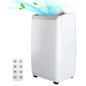 Garvee 14,000 BTUs Portable Air Conditioners, 3-in-1 Smart AC Unit Dehumidifier & Fan with Remote Control, Cools Room up to 750 Sq.ft., for Home Office, White