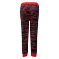 thumbnail image 2 of Innerwin Pantalon de Sport à Cordon Bas pour Femmes Course Taille Élastique Respirant Capri Rouge TTG, 2 of 6