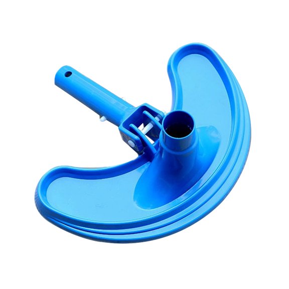 FRCOLOR Outil de Nettoyage de Piscine Tête d'Aspiration Bleue pour Piscines en Vinyle avec Poils Fins pour une Utilisation Durable et Élimination Efficace de la Mousse 4.7 Pouces, 10.24"X3.94"X1.97 Pouces