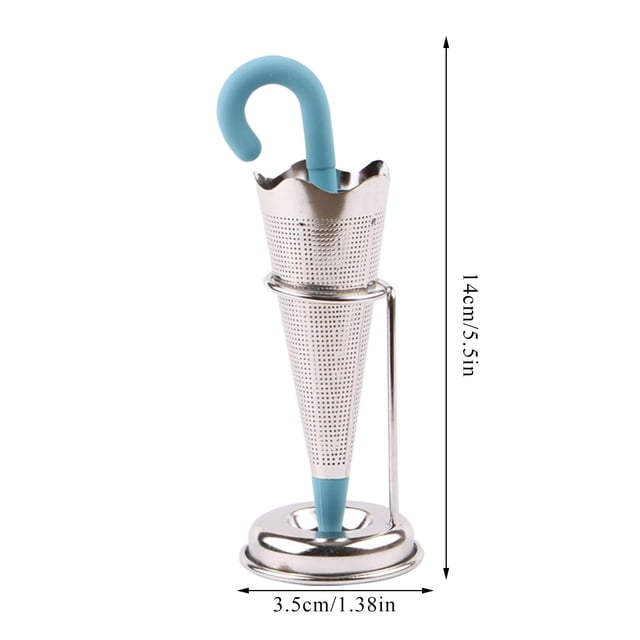 XZNGL Stainless Steel 304 Silicone Tea Maker, Household Tea Set, Silicone Tea Leaking Umbrella, Tea Maker