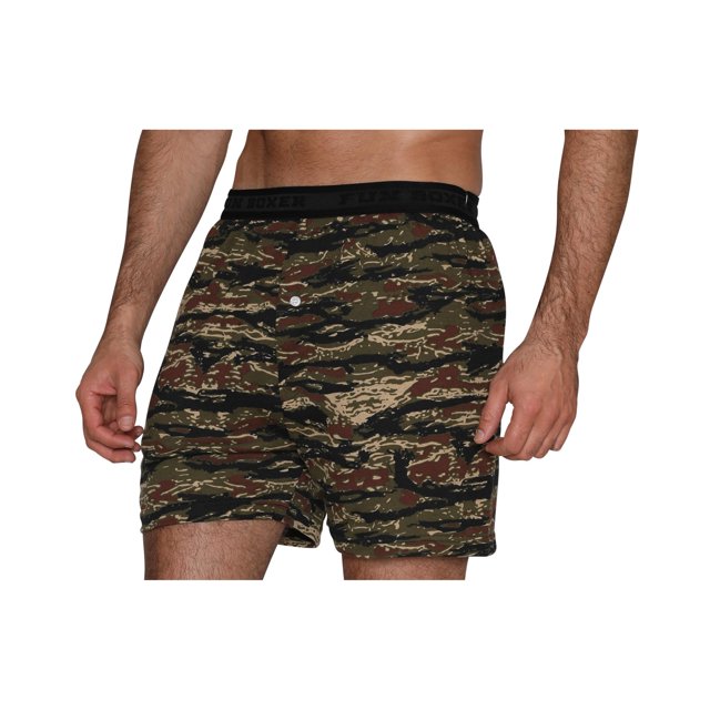 Men's' Underwear Fun Print Briefs Adult Boxer Shorts