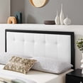 thumbnail image 2 of Modway Draper Tufted King Fabric and Wood Headboard in Black White, 2 of 10