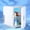 White WH, variant on Iumwxz Mini Fridge Portable Bedroom Office Travel Compact Fast Cooling Low Noise Removable Shelf Well-Organized Storage Modern Decor Energy Efficient 1 Pc White