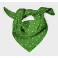 thumbnail image 3 of Bimba Green Heart & Love Text Printed Pure Silk Scarf Neck Wrap Summer Hair Bandanas For Women 40 x 80 Inches, 3 of 6