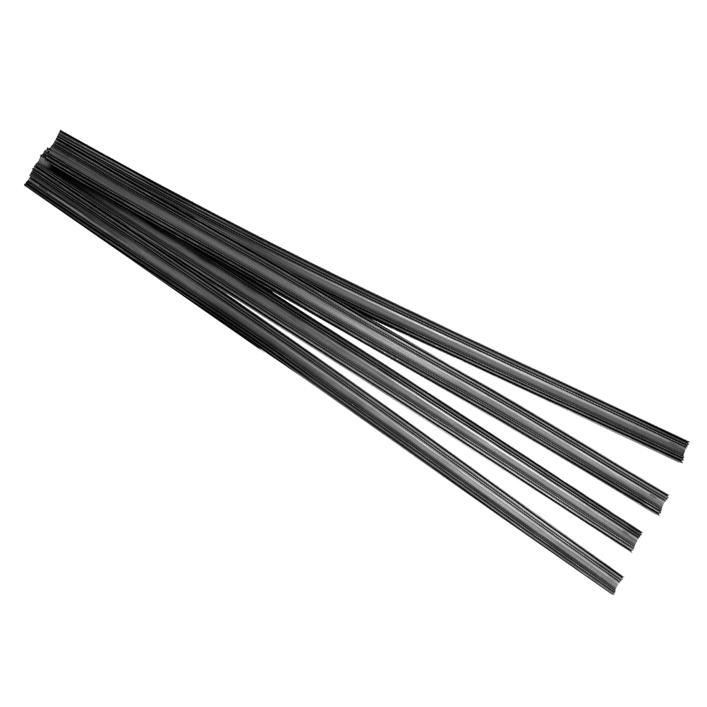 OUNONA 4Pcs Windshield Wiper Rubber Strips Replacement for Smooth Flexible Car Wiper Blades