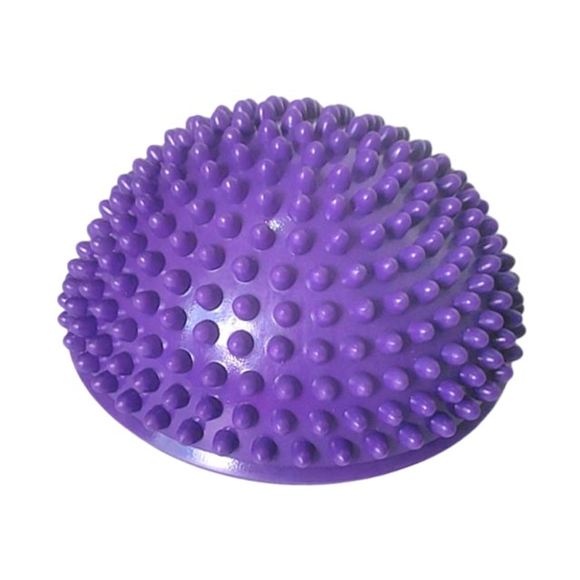 fastboy PVC Half Round Massage Ball For Deep Massage Durable And Practical Effective Massage Tool purple 1Set