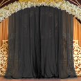 thumbnail image 4 of MesaSe 1 Panel Fiber Sheer Backdrop Curtain Arch Drapes Wrinkle-Free 5ft x 9.2ft, 4 of 24
