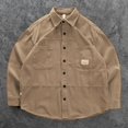 thumbnail image 4 of Men's Loose Fit Casual Work Jacket With A Shirt Style Design Long Sleeved For Spring And Autumn Wear, 4 of 5