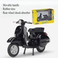 thumbnail image 5 of WELLY 1/18 Alliage 2016 VESPA PX Modèle de Moto Moulé sous Pression Modèle de Simulation Véhicules Collection Loisirs Cadeau pour Enfants Blanc, 5 of 5