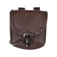 thumbnail image 3 of serony Medieval Belt Pouch Durable Fanny Pack Purse Costume Accessories Brown, 3 of 9