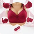 thumbnail image 3 of UPPADA of Day Sales Today Full Coverage Plus Size Bra Convenient Front Button Bras Cool Liftup Bra Super Gather Wireless Push-Up Bra Lifting Bras Breathable Underwear Bra, 3 of 6