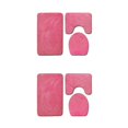 thumbnail image 4 of Baohd 3pieces Multi-functional Non-Slip Chenille Bath Rug Any Bathroom Eco-friendly PJ210611-B004 2Set, 4 of 6