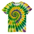 thumbnail image 2 of T-shirts Graphiques pour Filles, Manches Courtes Décontractées, Tee Confortable pour le Quotidien pour Enfants, T-Shirt à Col Rond à Imprimé Tourbillon Stylé pour 2 à 13 Ans, 2 of 4