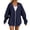 Navy, variant on Fgnfyis Hoodies for Women Sweatshirts for Women Hoodie Sweatshirts Preppy Clothes Long Sleeve Sweatshirt Tops Women's Hoodies and Sweatshirts Green M